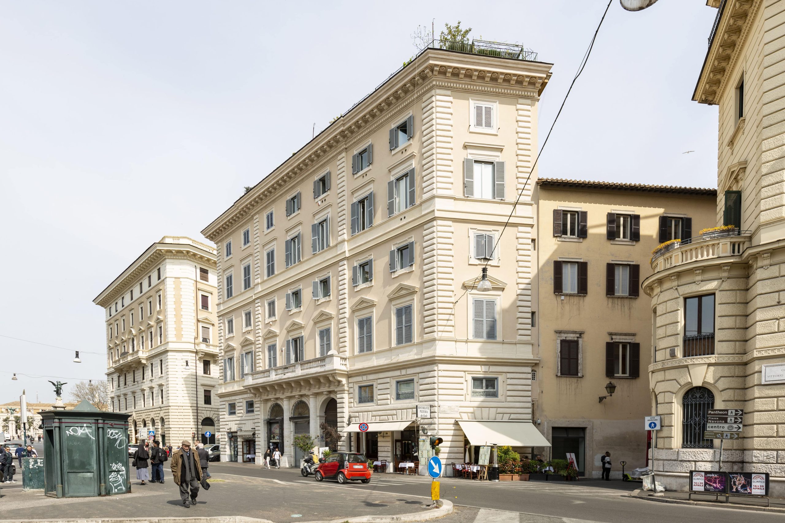 Corso Vittorio Emanuele II dopo l'intervento di restauro