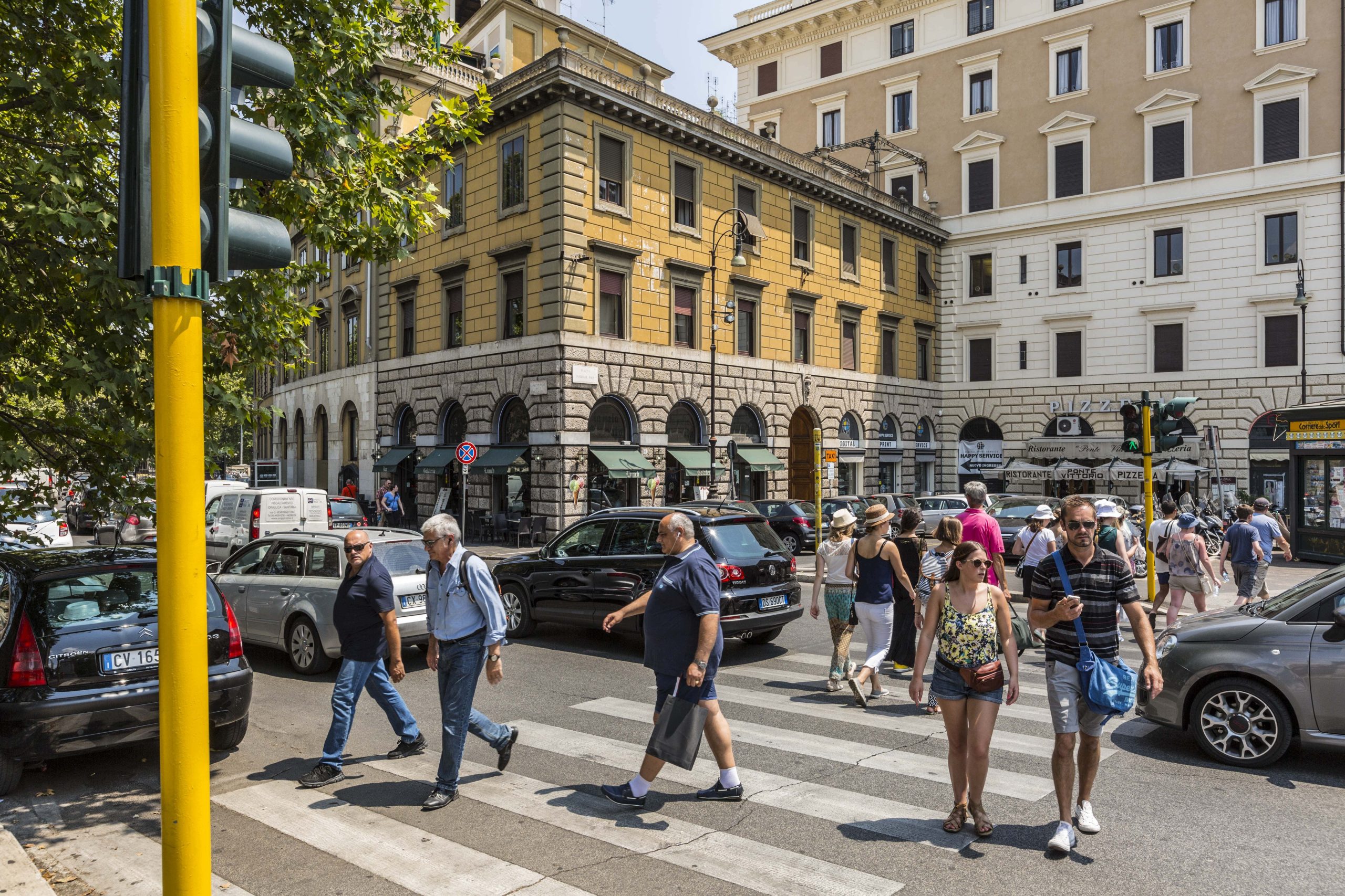 Piazza Pasquale Paoli prima del restauro